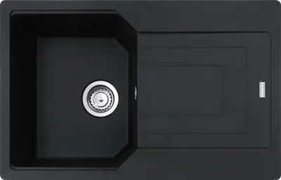 Produktbild von Franke Einbauspüle Fragranit Urban UBG 611-78 – Black Matt