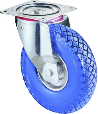 Image de BS Roulettes Roulette pivotante avec plaque à visser corps de roue acier 260 mm 160 kg - L400.C91.262