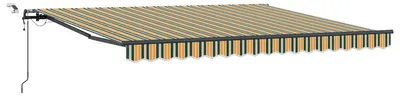 Zdjęcie produktu dla Tkanina Zadaszenia Zielony i żółty 400 × 350 cm Poliester