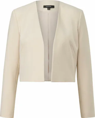 Produktbild von Comma Damen Bolero mit langen Ärmeln, Taftfutter und klassischer Boxform