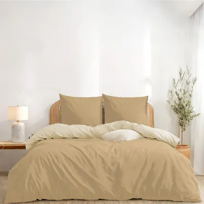 Produktbild von Elzusha – Wendbares Bettbezug-Set, 220 x 240 cm, mit 2 Kopfkissenbezügen