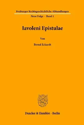 Produktbild von Iavoleni Epistulae.