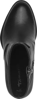 Produktbild von Tamaris Damen Stiefelette Reißverschluss Blockabsatz Elegant 1-25357-41, Größe:36 EU, Farbe:Schwarz