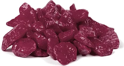 Produktbild von Deko Steine Nuggets in Bordeaux Rot 9-13mm 750g
