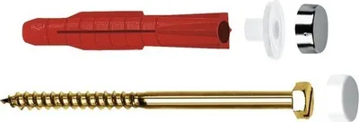 Produktbild von TOX 045 701 461, Schrauben- & Dübelsatz, Metall, Kunststoff, Grau, Rot, 8 mm, 51 mm, 10 Stück(e)