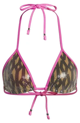 Produktbild von Adidas - "Ivy Park" Bikini Oberteil für Damen, wendbar GT18056 (34 DE) (Braun)