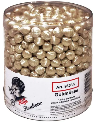 Zdjęcie produktu dla Küfa Goldnüsse cukierki karmelowe z kremem czekoladowym 1500g