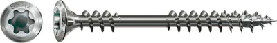 Produktbild von SPAX Fassadenschraube Linsensenkkopf 4.5x 70 TX20 mit Fixiergewinde Edelstahl A2