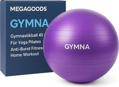 Zdjęcie produktu dla Piłka do ćwiczeń 45 cm do jogi pilates Anti-Burst Fitness Home Workout PL.