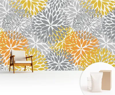 Produktbild von Fototapete  - 416x254 cm - Tapete - Wandtapete - Wandbilder - Dekofolie - Tapete Folie - Wand - Dekoration - Wohnzimmer - Blumenenergie