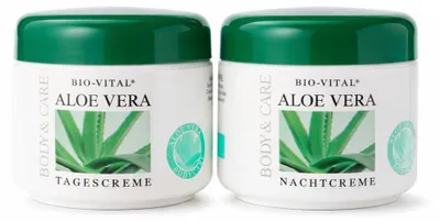 Produktbild von BIO-VITAL Aloe Vera Tagescreme & Nachtcreme – Pflegendes Creme-Set