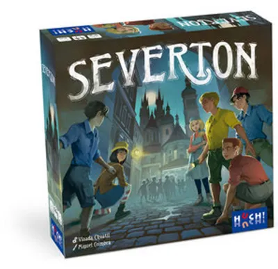 Produktbild von HUCH!, Severton - Kooperatives Strategiespiel, Abenteuer und Strategie, erfüllt zusammen spannende Missionen in Severton, Für 1-5 Spieler ab 10 Jahren