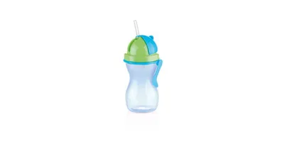 Image de Tescoma Biberon avec paille BAMBINI 300 ml, vert, bleu