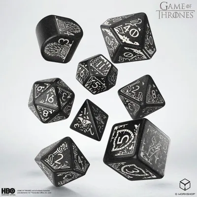 Produktbild von Game of Thrones – Nachtwache Würfelset