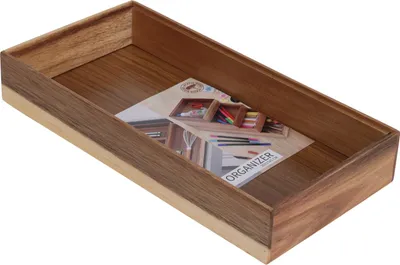 Zdjęcie produktu dla Drewniany organizer na biurko HEDO do szuflady, 30 x 15 x 5 cm