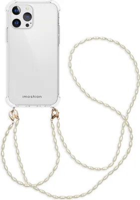 Produktbild von imoshion Handykette mit Perlen + Handgelenkschlaufe iPhone 13 Pro - Transparent