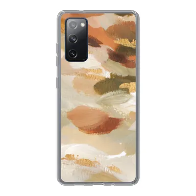 Produktbild von MuchoWow® Handyhülle Schutzhülle Hülle für Samsung Galaxy S20 FE Farbe - Gold - Braun Silikon Softcase Handy Hülle - Abdeckung