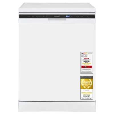 Produktbild von Exquisit PLUS Geschirrspüler 60 cm, 12 Maßgedecke, Unterbaufähig, Startzeitvorwahl, 11 Liter, GSP56312-030E weiss