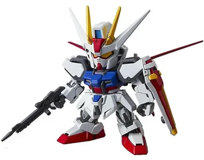 Obrázok produktu pre Model figúrky GUNDAM SD EX-STANDARD - GAT-X105+AQM/E-X01 Strike Gundam wing
