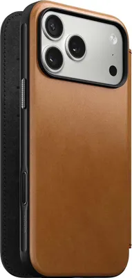 Immagine prodotto di Nomad Modern Leather Folio, marrone inglese - iPhone 17 Pro Max