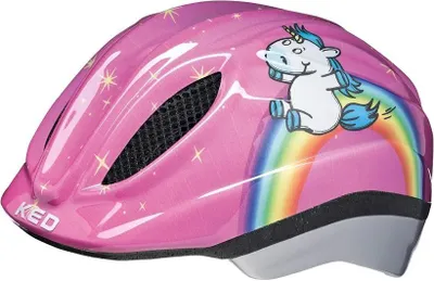 Zdjęcie produktu dla Rowerowy kask dla dzieci, motyw jednorożec, kolor różowy, rozmiar: M