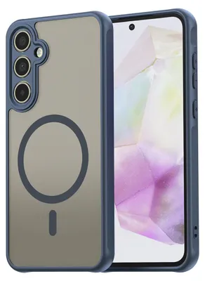 Produktbild von Techsuit – HaloFrost II MagSafe Schutzhülle für Samsung Galaxy A35 5G – dunkelblau