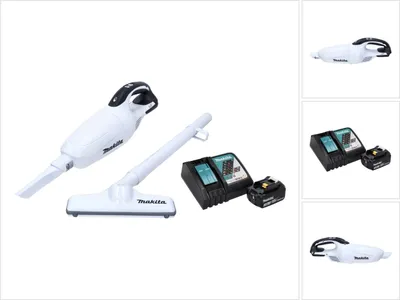 Produktbild von Makita DCL 181 FRF1W Akku Staubsauger 18 V Weiß + 1x Akku 3,0 Ah + Ladegerät
