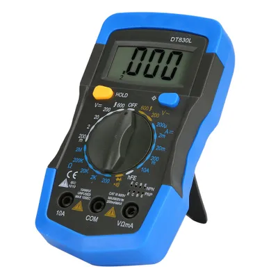 Obrázek produktu pro Multimetr, digitální multimetr, mini multimetr, LCD multimetr, DC/AC měřič napětí