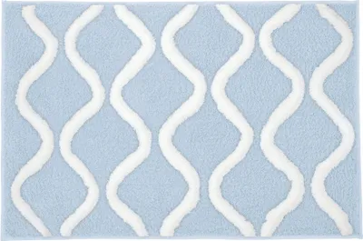 Produktbild von Kleine Wolke Badteppich PIANA Stahlblau 60 x 90 cm