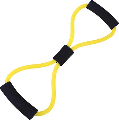 Obrázek produktu pro Tréninkové a odporové gumy, elastické lano na jógu, fitness trubice (žlutá)
