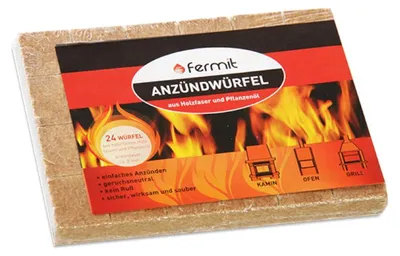 Produktbild von Fermit Anzündwürfel | 24 Würfel