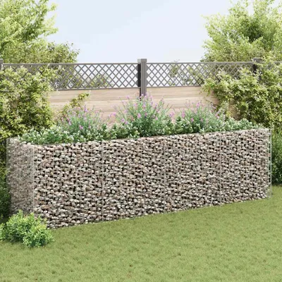 Obrázok produktu pre vidaXL Gabionové zvýšené lôžko Steel 360 × 90 × 100 cm
