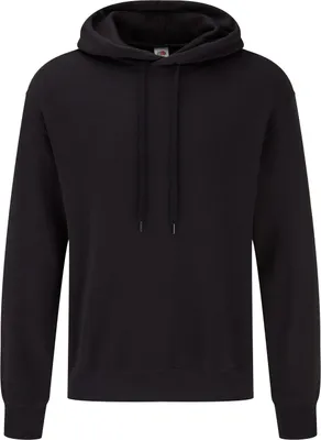 Produktbild von Fruit of the Loom - "Classic" Sweatshirt mit Kapuze für Herren/Damen Uni RW7531 (M) (Schwarz)