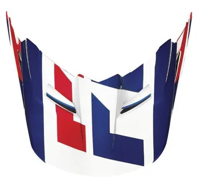 Image de Fox Mx16 V1 Helm Visier-Mako [Blu/Wht] Größe: 2XS/S