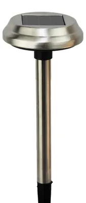 Obrázek produktu pro Kynast Garden LED solární zahradní zástrčka stříbrná se zemnící zástrčkou výška 30 cm