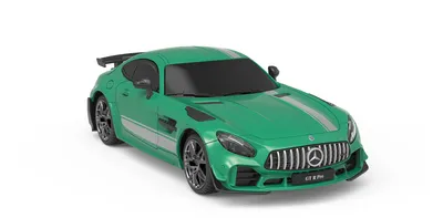Productafbeelding van Mercedes-Benz AMG GT R PRO RC, schaal 1:24, groene, afstandsbestuurbare sportauto, 17 cm