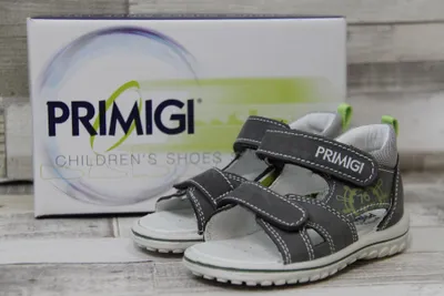 Produktbild von Primigi Jungen Sandale hellgrau mit zwei Klettverschlüssen und geschlossene Ferse 20