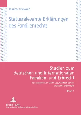 Produktbild von Statusrelevante Erklärungen des Familienrechts