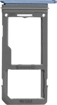 Produktbild von Clappio, SIM- und Micro-SD-Kartenhalter für Samsung Galaxy S8 / S8 Plus, Blau