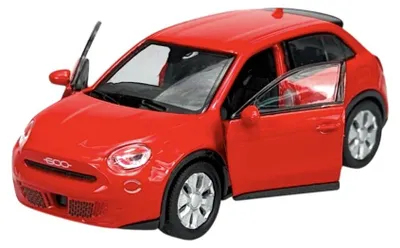 Produktbild von Welly FIAT 600E Metallmodell rot 1:34