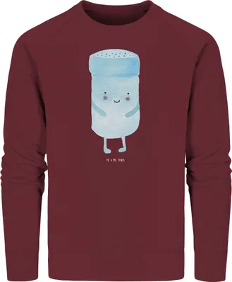 Produktbild von Mr. & Mrs. Panda Rundhals Pullover Beste Freunde Salz Größe S - Burgundy - Geschenk, Bio, Lustige Sprüche, Pulli, Sweater, Baumwoll, Sweatshirt, Fehlende Keywords