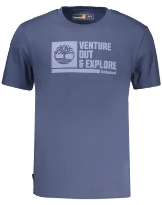 Immagine prodotto di Maglietta a maniche corte da uomo Timberland, blu TB0A4275_BLEYO: Taglia - M Taglia: M