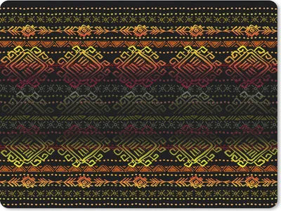 Produktbild von MuchoWow® Mauspad Mousepad Afrika - Muster - Abstrakt 23x19 cm - Mousepads - Maus Mat - Pad - Mausunterlage - Schreibtischunterlage - Mauspad