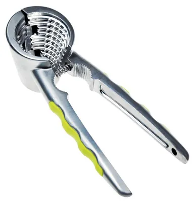 Notenkraker aus Edelstahl mit Silikongriff, 18 cm