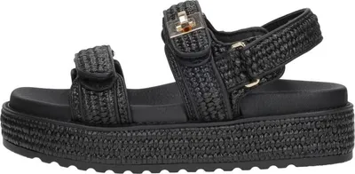 Image de Steve Madden Bigmona  Sandalen Plat - Zwart - Maat 40