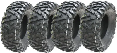 Image de 26x9.00-12 & 26x11.00-12 Quad ATV Tyres 6ply Wanda E-Marked Legal (Set of 2 & 2)