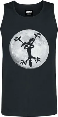 Produktbild von Looney Tunes Tank-Top Herren Coyote - Moon Jump schwarz XL