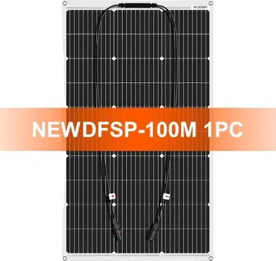 Zdjęcie produktu dla Elastyczny panel słoneczny, moc wyjściowa 100 W, krzem monokrystaliczny, elastyczny 100 W