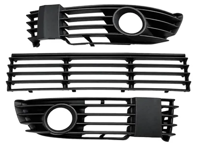Produktbild von Lüftungsgitter Blende Grill Set Rechts Links Mittelgitter passend für Passat 3BG