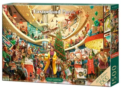 Obrázek produktu pro Puzzle 1500 elementów Szaleństwo zakupów Castorland